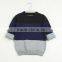 Hot Sale Hand Knitted Wool Kids Sweaters With Ribbing Neck Cotton Sweater Outwear For Children