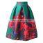 OEM service factory supply casual floral print summer skirts