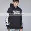 Wholesale Autumn Street Fashion Cotton Mens Gym Hoodie Black Hip Hop Hoodies
