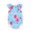 S33624W 2017 Flower Green Lovely Newborn Kids Baby Girls Jumpsuit Romper
