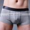 Hot Sale 93% Cotton and 3% Spandex 4 Colors For Choice Men's Cotton Boxer Shorts Underwear