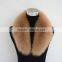 Myfur Genuine Detachable Caramel Fox Fur Collar Wholesale Fur Trim