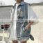 Runwaylover 5069 Chic Sexy Torn Ripped Denim Jacket Vest