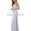 Elegant Lace Bodice Sweatheart Neck Evening Dress Floor Sweeping Fashion Evening Dress