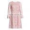 guangzhou china The new fashion lace dress temperament cultivate one's morality show thin long-sleeved skirt