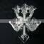 Handmade Modern 5 Head Crystal Candle Holders For Christams Holidays Home Decorative