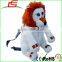 Stuffed Plush Animal Lion 4-in-1 Blanket Travel Tray Children's Pillow Backpack