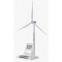 Diecast Zinc Alloy & ABS Plastic Solar Windmill With Digital Calendar
