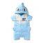 summer cartoon pattern hooded baby romper
