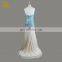 Hot Sale Sweetheart Neckline Slit Nude Chiffon Beaded Suzhou Prom Dress 2017