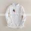 custom embroidered shirts cotton polyester windbreaker winter very warm shirt fleece lined embroidery blouse