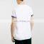 printed roll sleeves bulk white t-shirts for man