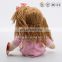 ICTI Audited Factory plush Girl Doll/CE or ASTMF standard Rag Doll