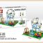 plastic mini city building sembo block toy for kids