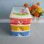 Colorful small 3 tier plastic storage drawer