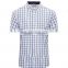 T-MSS016 No Pocket Short Sleeve Mens Business Casual Male Office Shirt