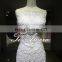 Complicated Handcraft Luxury Beaded Long Train Mermaid Corset Wedding Dress For 2016