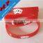 Guangzhou factory cheap custom silicone bracelet