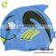 Fashion Silicone Swim Cap Hat for Women Long Hair With Ear Cup Waterproof