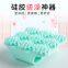 P326 Customized LOGO bath artifact body silicone brush shower massage meridian brushes