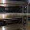 3 decks 9 pans GAS Deck Oven with gas burner 300W power rate