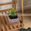 Garden supplies cheap custom indoor balcony home decor pink square large flower plant pots for succulent