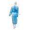 Reasonable design elastic machine isolation hazmat protection gowns with thumb hole  flexible material