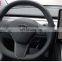 Carbon Fiber Pattern for Tesla Model 3 Y X S Auto Logos Steering Wheel Patch Decoration Modified Accessories Head Tail Box