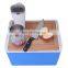 11L pu foam Food grade OEM insulated outdoor cooler box with wooden lid  picnic  portable cooler box wholesale eco friendly Gint