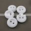 Customized Eco-Friendly Soft Shirt 2 Holes Rubber Button For Garments
