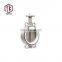 Tyco China Manufacturer DN65 Stainless Steel Butterfly Valve For Gas Oil Water