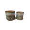 Indoor and Outdoor Brown Geometry Ceramic terracotta Planter Large Round Succulent Planter Flower Pot