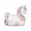 cheap large custom unicorn shaped porcelain ceramic saving money box piggy coin bank for girl boy kid children