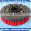 floor scrubber machine dual brush