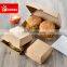 China supplier custom size paper box burger packaging