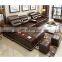 Leather Sofa Modern Furniture Chaise Corner Small Apartment Smart Sofa Big Combination Set