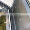 House Large Picture Security Insect Screens Grey Aluminum Frame Casement Window With Tint Glass and Hopo Handles
