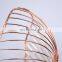 Fruit Basket Creative Geometry Countertop Iron Gold Plated Black Vegetable Mesh Metal Bowl Kitchen Storage Wire Fruit Basket