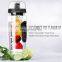Plastic Water Bottle With Fruit Infuser BPA Free Water Bottle Drinking Shaker Bottles For Outdoor Sports