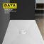 DAYA Resin Solid Surface Bathroom Artificial Stone Light Shower TrayBase doccia classica personalizzato Pietra ardesia texture piatto doccia colorato