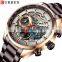 New Men's Quartz Watch CURREN 8391 Luminous Sports Casual Chronograph Men's Stainless Steel Watch