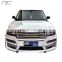 Startec style body kit front bumper rear bumper lip side skirts grill kit for 2013-2017 Land Rover Range Rover Vogue L405