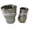 Fluid Couplings for Injection Molding straight-through design Hansen coupling