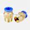 Parker stainless steel straight connector 1/2in OD 1/2in NPT Bulkhead Threaded Adaptor