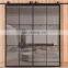 ecology style Aluminum profile  tempered glass bedroom wardrobe sliding door designs