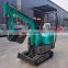 EURO5 Engine excavator parts 1 ton  mini excavator prices with digger attachments for sale
