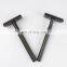 German Professional Black Safety Razor