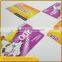 Professional quality plastic pvc scratch calling card with scratch panel
