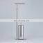 Household Cleaning Bathroom Stainless Steel Mirror Finish Thick Bottom Stand Paper Roll Toilet Brush And Holder