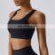 Women workout compression athletic yoga top push up racerback sports bra fitness gym high impact running sports bra